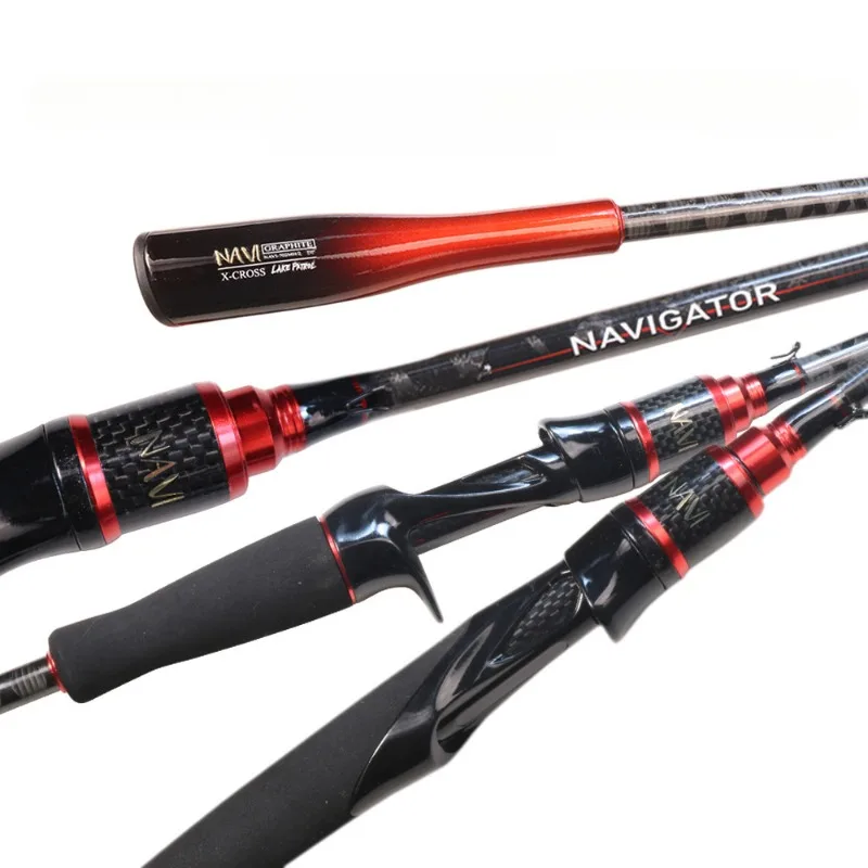 Trainfis-Lure tyčinka uhlíka Ultra Light Ultra Hard Fast Ml Tip Spinning Casting Universal Fishing Rod 2,1 m Universal All Water