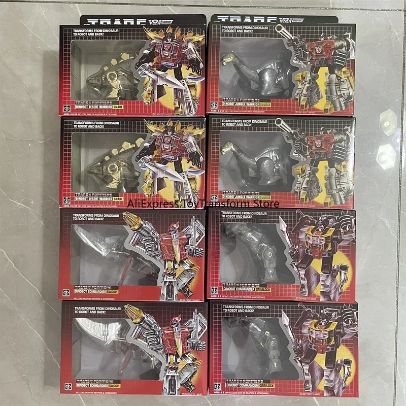 Transformers G1/G2 Series KO Grimlock Slag Swoop kal Snarl 5-dielna sada