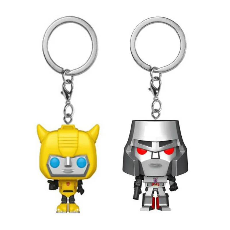 Transformers Megatron Bumblebee Pocket Keychain Vinyl Action Figures roztomilé hračky na zbierku bábik