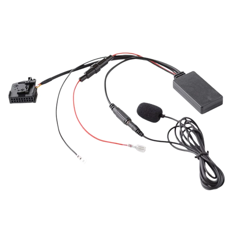 Transformujte svoje auto na bezdrôtový zvukový náboj s BluetoothCompatibilný adaptér AUX kábel pre Benz Audio W203 W209 W164 W163 R129