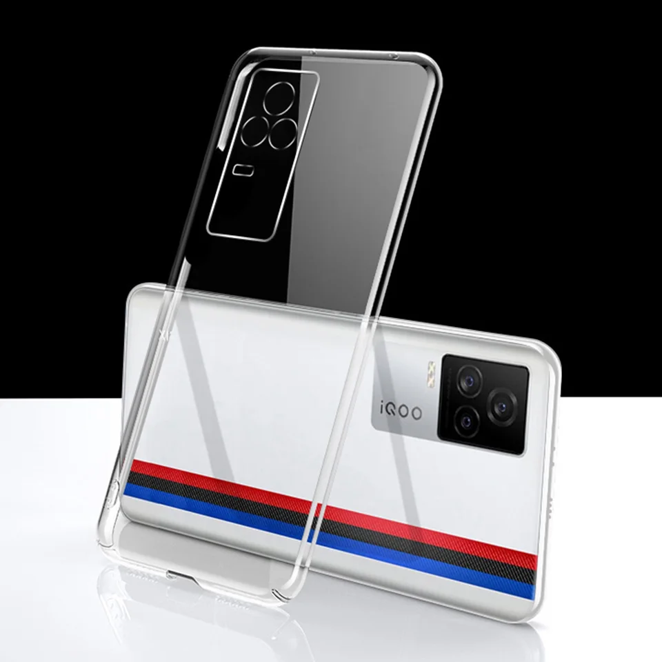 Transparentné puzdro na nárazový nepriestrelný telefón pre Vivo Iqoo 7 Pro Neo Racing SE 5G Soft TPU Čistý silikónový zadný kryt Coque Iqoo7 7Pro Neo7