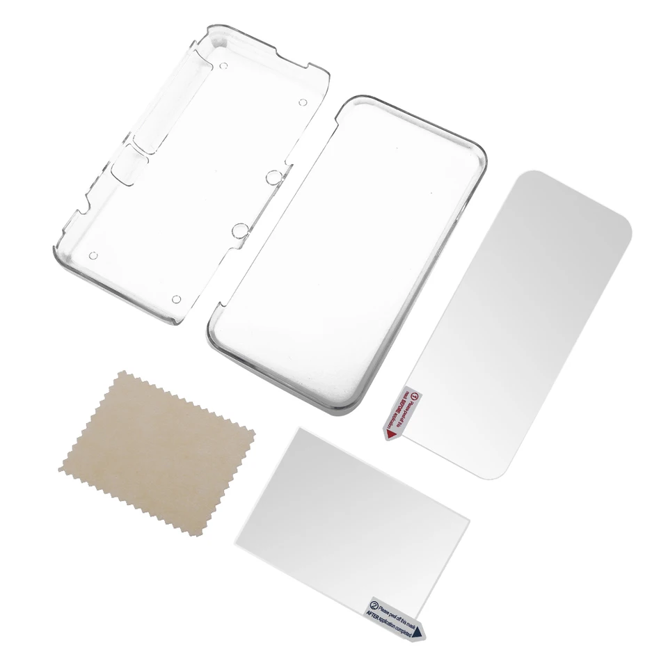 Transparentné puzdro na ochranný kryt + film pre obrazovky pre nové 2DS XL
