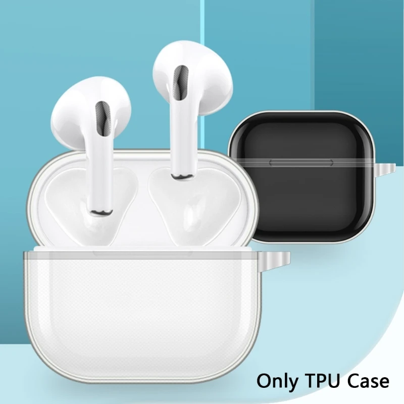 Transparentné puzdro na slúchadlá pre Lenovo LP40 Pro Wireless pre slúchadlá Soft Silikónové uchy