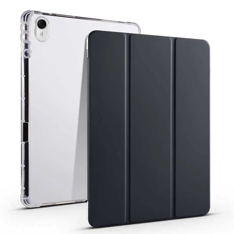 Transparentné puzdro proti pádu pre 2023 Huawei Matepad 11,5 palca BTK-AL09 BTK-W09 PU Leather Flip Cover s držiakom puzdra slotu pera