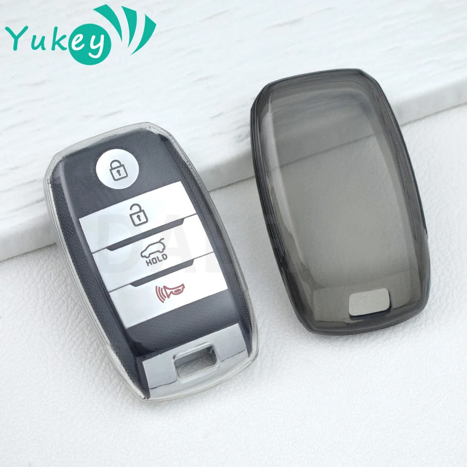 Transparentné vozidlo vzdialené kľúče kryt kľúča shell fob pre kia cerato Sorento optima picanto Rio Rio5 Sportage Ceed Cerato K3 KX3 K4 K5