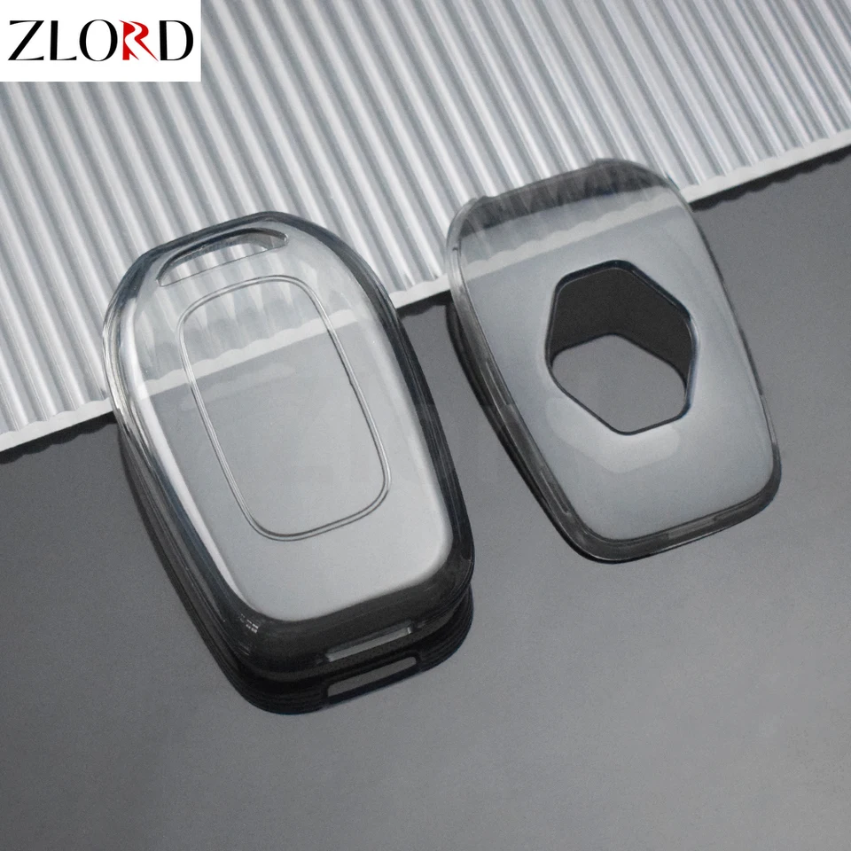 Transparentný prípad TPU Key pre Renault Duster Dokker Logan Clio 5 SS2 pre Dacia Sandero Stepway Logan Duster Renault Twingo Case