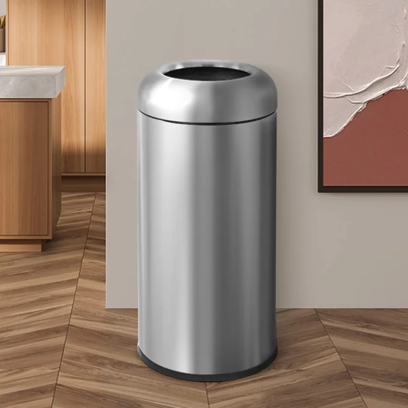 Trash Can Outdoor Indoor Coader Control s vekom otvorený vrchol vo vnútri skrinky z nehrdzavejúcej ocele Priemyselný odpad
