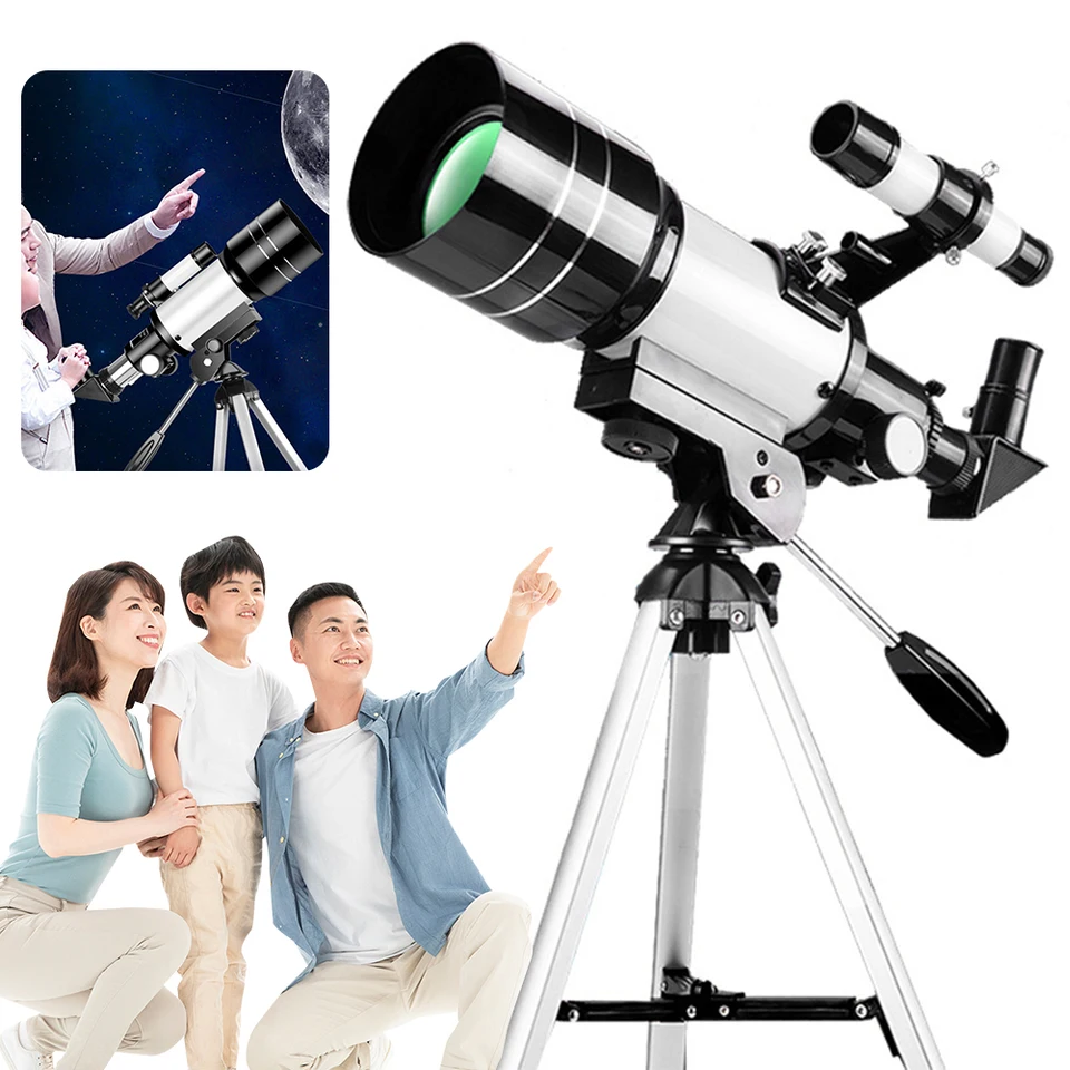 Travel Telescope Astronomické refraktorové teleskopy 15x-150x Astronomicky refrakčný teleskop Astronómia Začiatočníci Darčeky