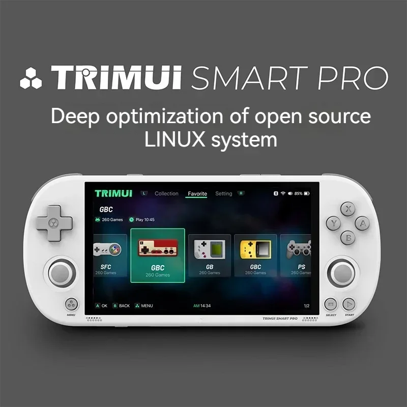 TREMUI SMART PRO 5-palcový IPS HD SCREE DIFREESS RUCKING HAMING CONSOLE Retro Arcade 26+ Vstavaný emulátorový herný darček