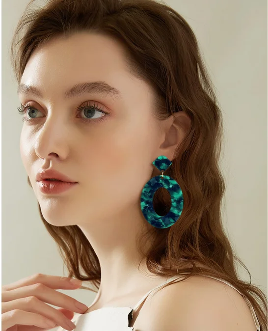 Trend 8Colors Fashion Women Clip na náušnice veľké okrúhle vinobranie náušnice pre ženy bez prepichnutia ušných klipov šperky