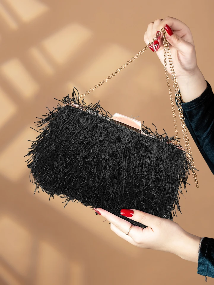 Trendy a módne nadýchané tenké štvorcové tašky, luxusné a elegantné vstavané vrecko na karty a detac