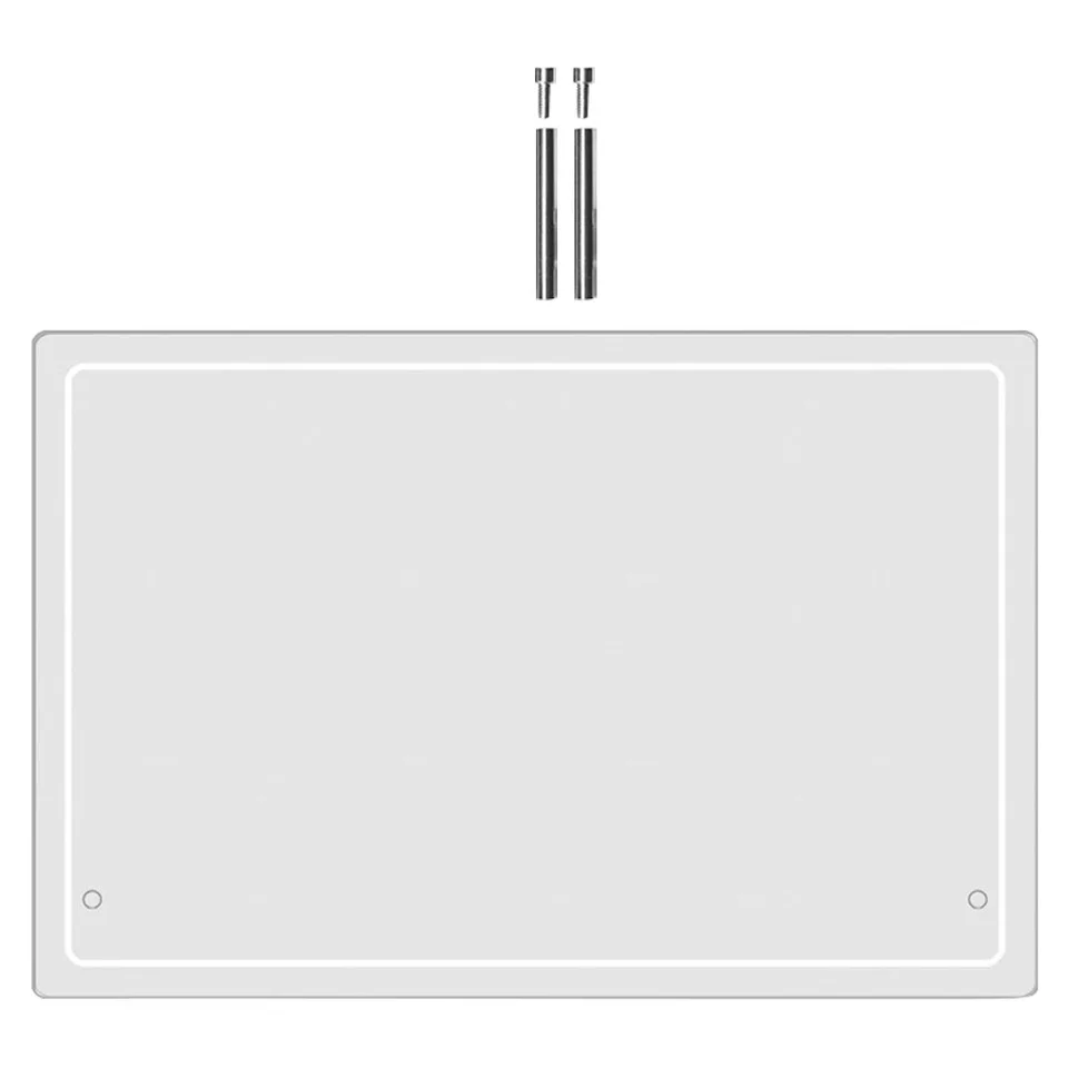 Trestné tabule Transparentné písanie multifunkčného poznámkového bloku Tabletop Písateľné suché vymazanie dekoratívna kancelária