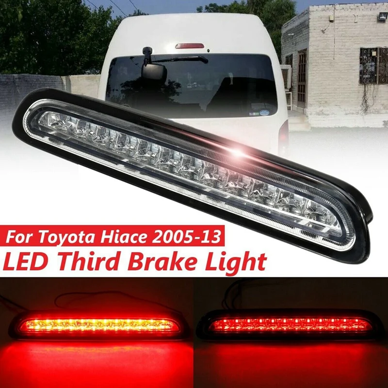 Tretie 12-lemované zadné zadné zastavenie svetla High Mount Lamp pre Toyota Hiace/Commuter 2005-2013
