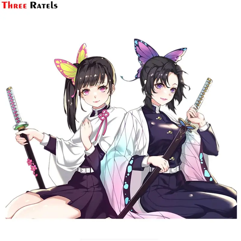 Tri rately FC490 Automobily Anime Demon Slayer Shinobu Kocho 3D plagát Karika