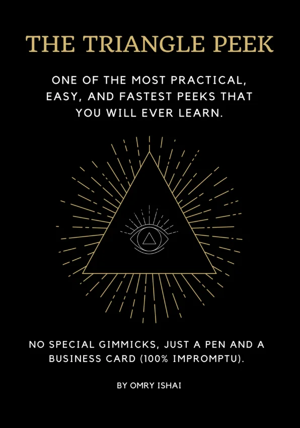 Triangle Peek (TTP) od Omry Ishai -magické triky