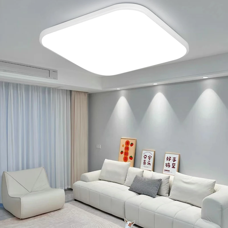 Tricolor LED stropná lampa Veľký lustrový stropné svetlo
