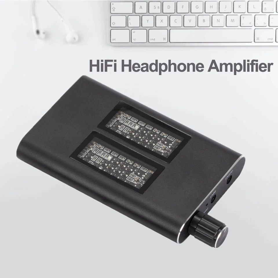 Trieda A 16-150 Ohm HIFI Zosilňovač slúchadiel pre slúchadlá 3,5 mm Jack Aux Prenosný nastaviteľný zvukový zosilňovač pre prehrávač hudobného mobilného telefónu