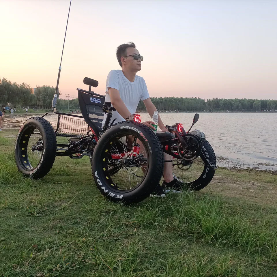 Trikexplor Bafang 500Watt Off Road Fat Tire ležať štvorkoliek