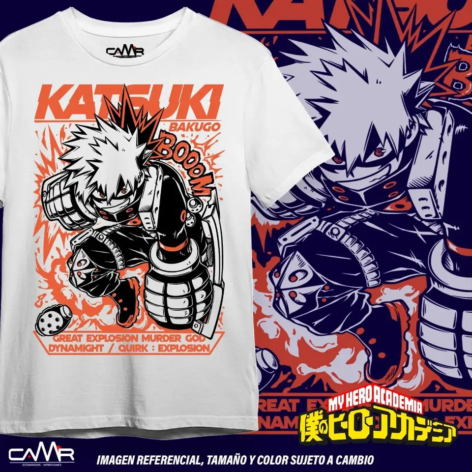Tričko Bakugou Bokuno Hero Black košele v novom okne alebo karte úplne nové
