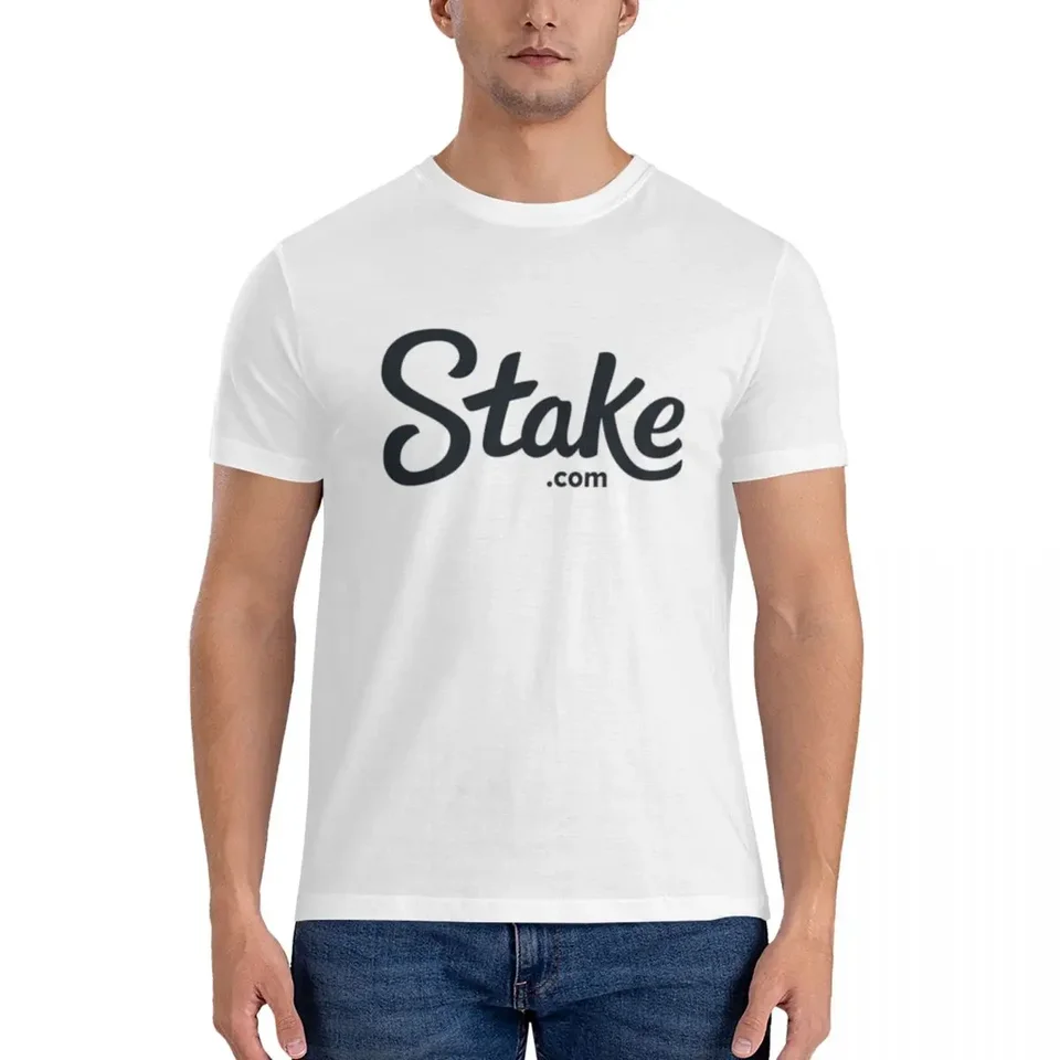 Tričko Crypto Casino pre mužov Cotton Plus veľkosť tričiek Pánske letné oblečenie Krsti na krátky rukáv letné oblečenie S-6XL