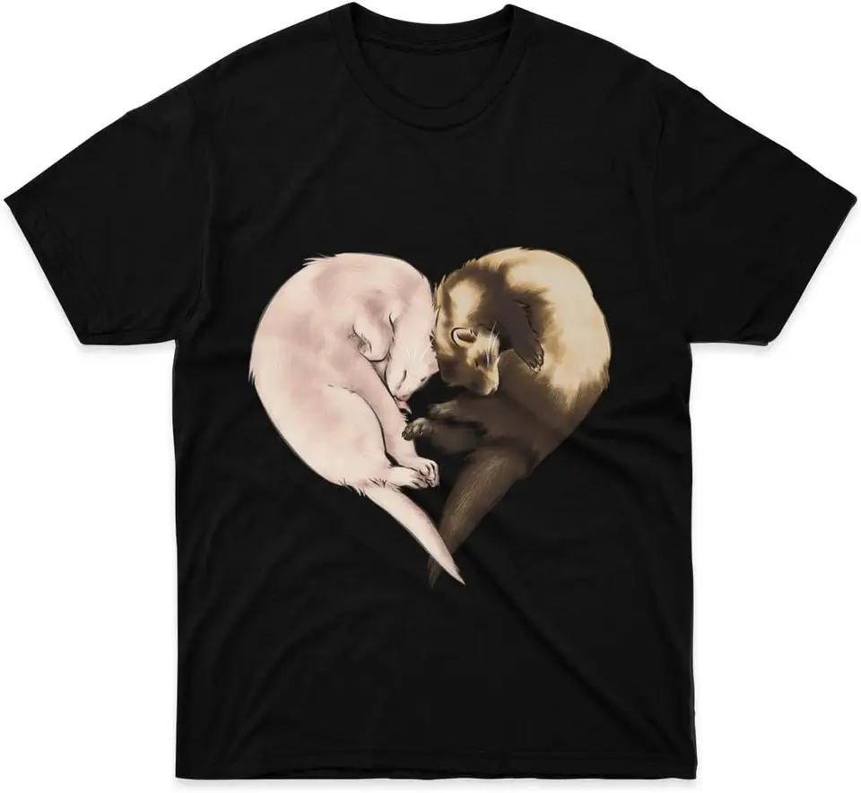 Tričko Fret Cotton Love Tee tričko unisex grafické tričká s krátkym rukávom top pre chlapcov dievčatko dospievajúci