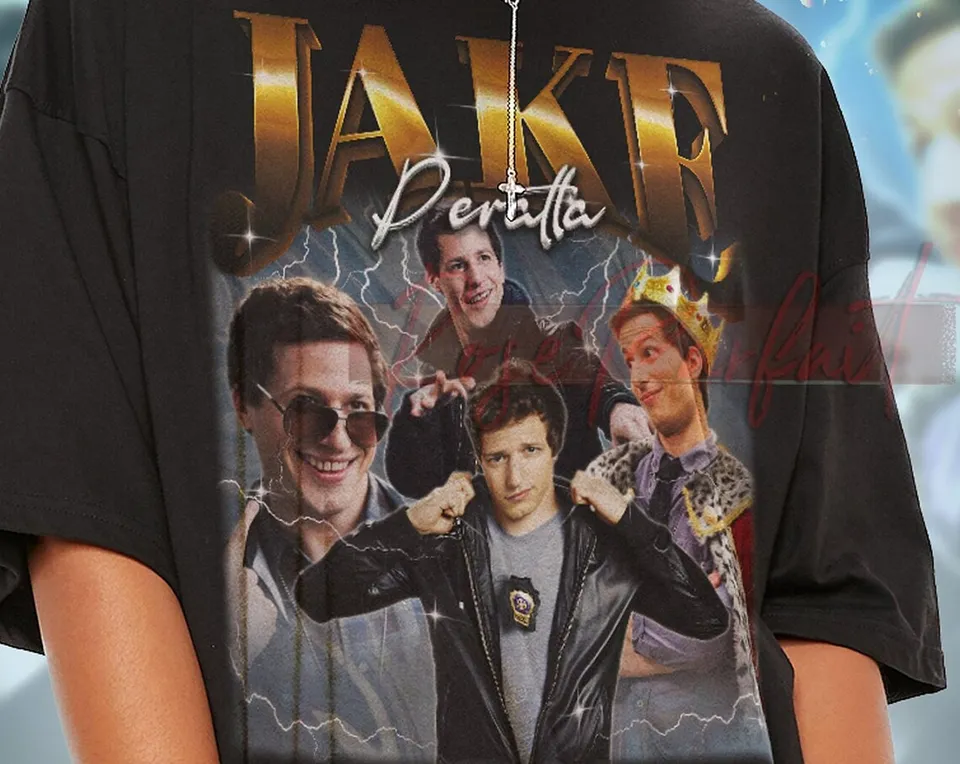 Tričko Jake Peralta Retro - Jake Peralta Bootleg Tees Andy Samberg Vintage Tirla