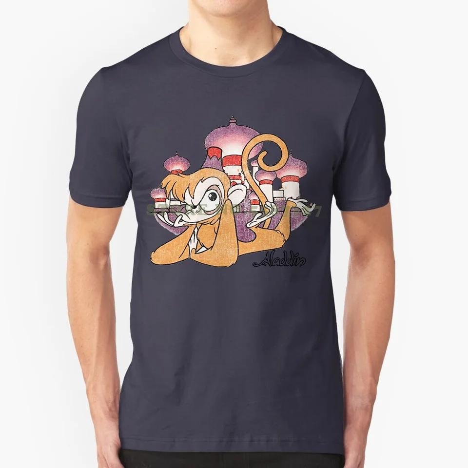 Tričko Novinka Cool Tops Pánske tričko s krátkym rukávom Aladdin Abu Mens Graphic T tričko