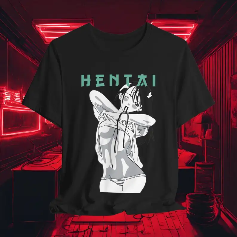 Tričko s dezertom, tričko s anime waifu, tričko s anime, anime košeľa, tričko s anime, dievčenské tričko, košeľa waifu, hentai