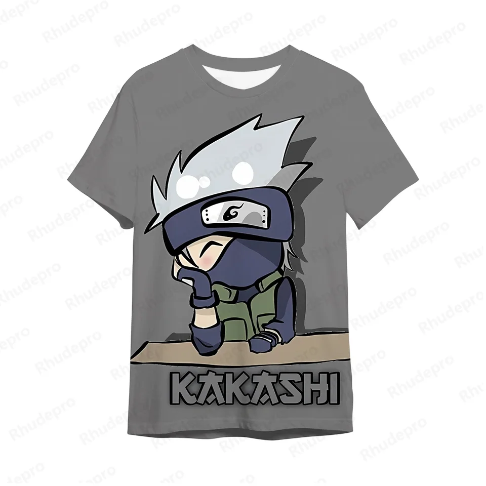 Tričko Tričko módne chlapec Y2K oblečenie 100-5xl Naruto Tops anime uchiba sasuke oblečenie streetwear harajuku štýl darček