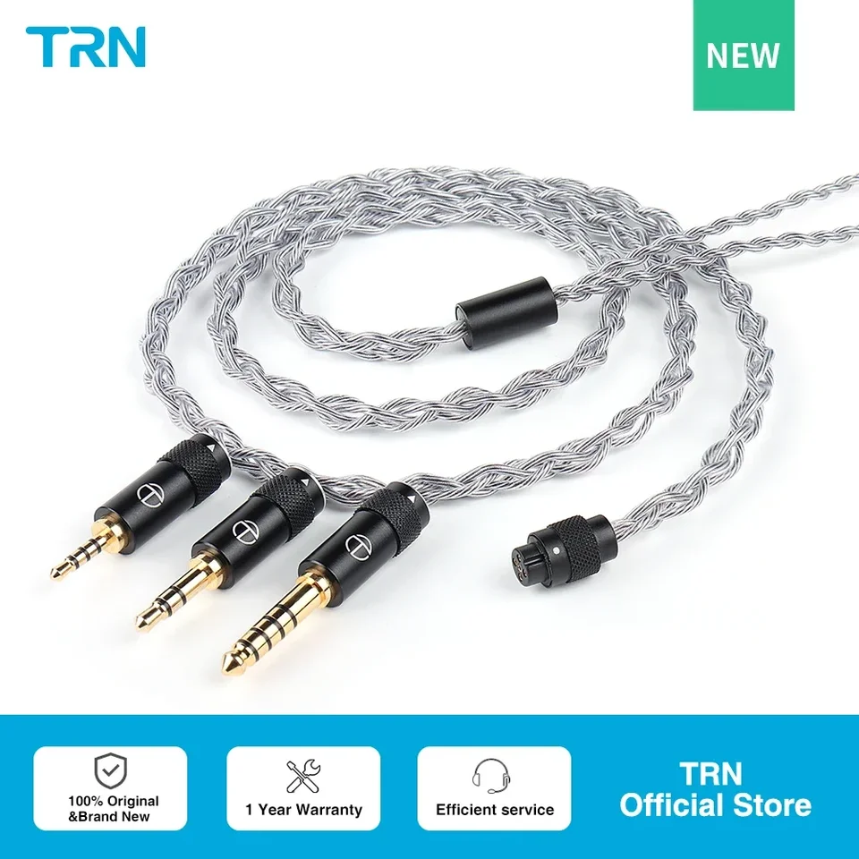 TRN Sea Serpent 3in1 2,5+3,5+4,4 mm plug HIFI Inovácia slúchadiel Kábl