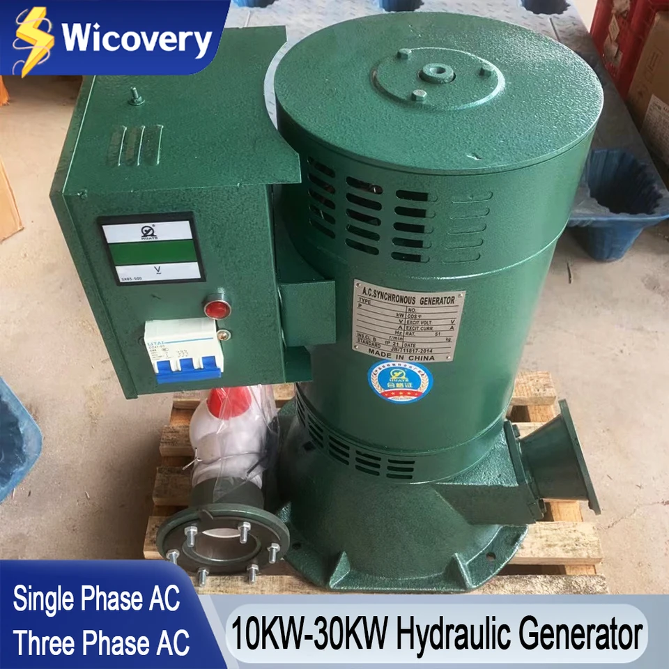Trojfázový hydro generátor 30000 W vodné turbíny Hydraulický 10 kW 20 kW 30 kW Hydroelektrický generátor
