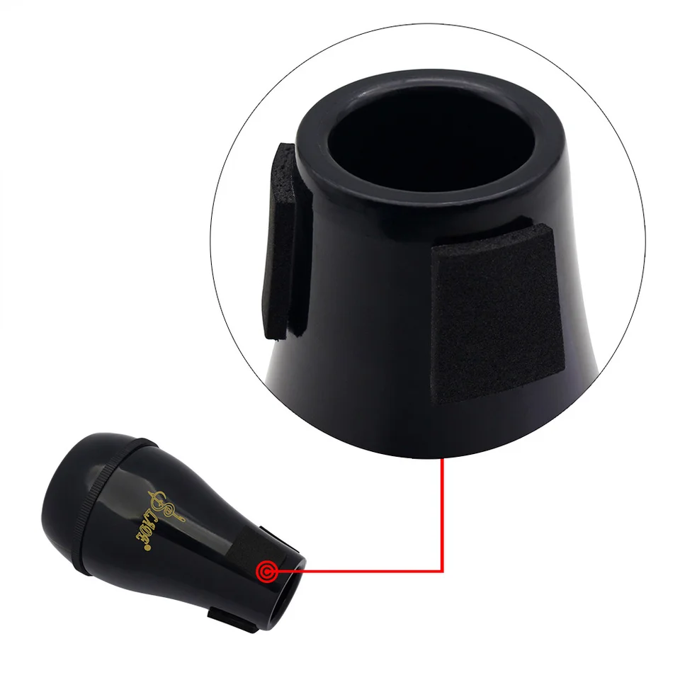 Trombón MUTE Practice Hudobný prístroj tenor príslušenstvo ABS