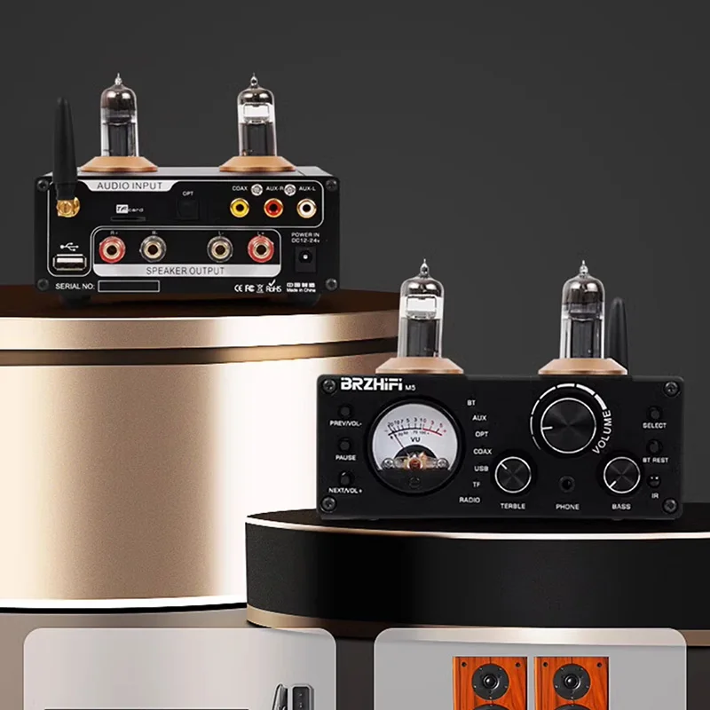 Trubica audiofil HIFI Profesionálny digitálny zosilňovač digitálneho zosilňovača U disk bezstratové koaxiálne vlákno optické Bluetooth 5.0