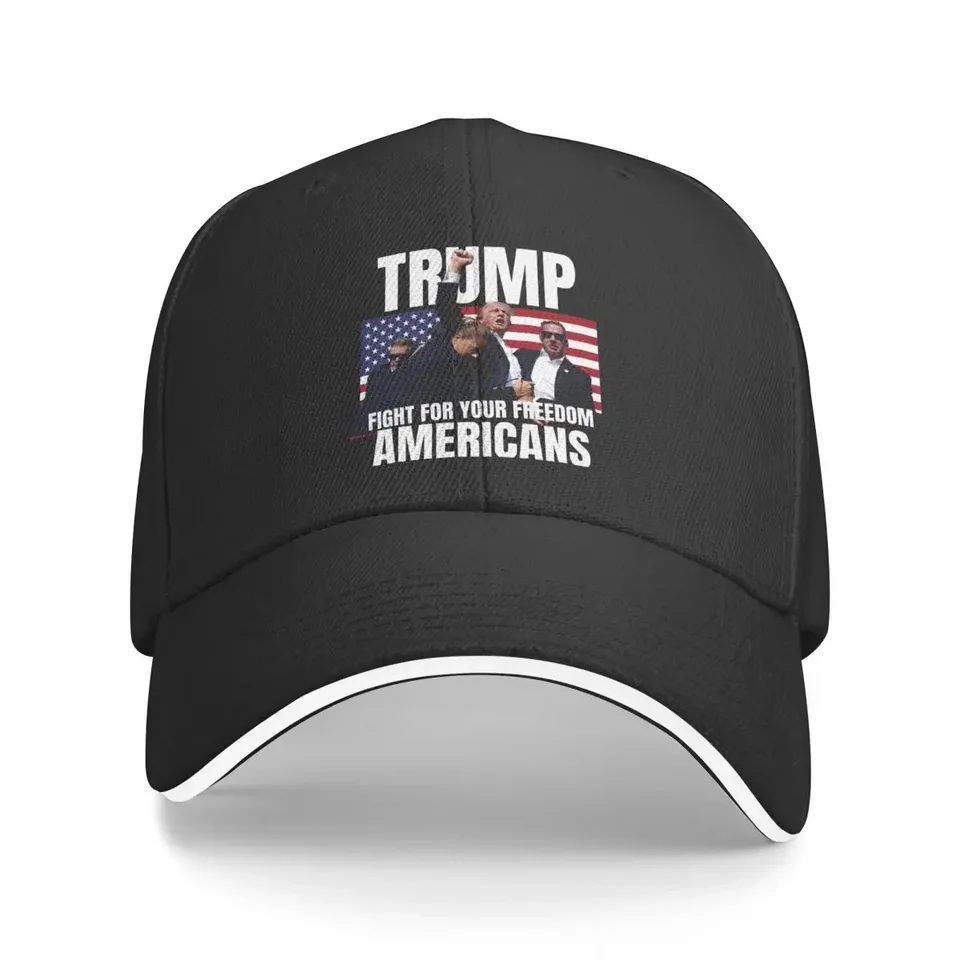 Trump Shot Shot Golf Cap Merch Stylish 2024 Trump Rally Shoot Shoot Snapback Hat Men Denne leto leto