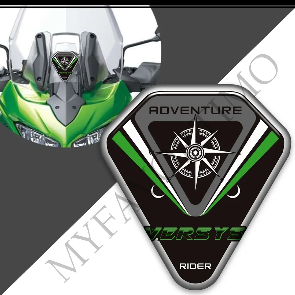 Trunk batožinové puzdroch Tank Pad Pad Gas Palia Paliak Súprava kolenné nálepky OBSAH PRE KAWASAKI VERSYS 300 400 650 1000 VERSYS-X 250
