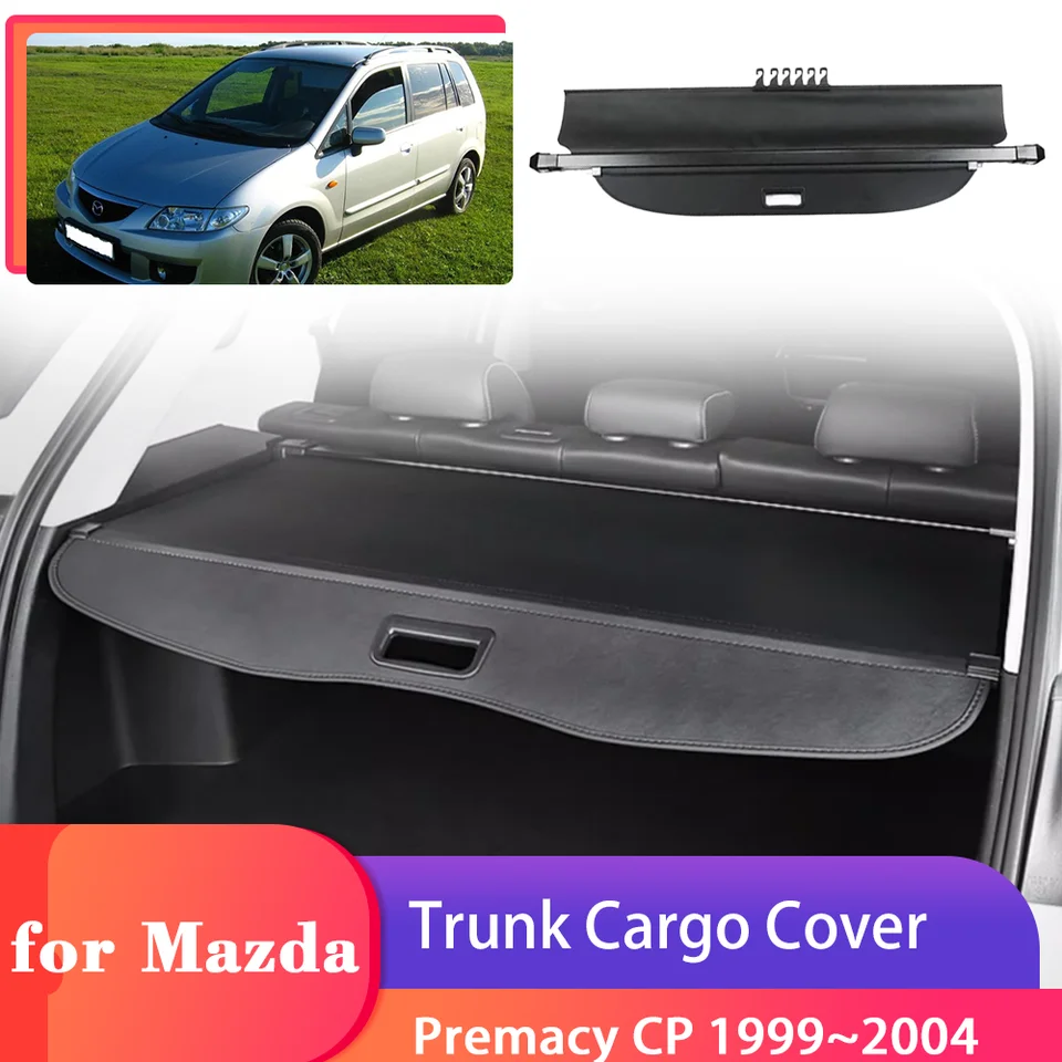 Trunk Cover Cover pre Mazda 5 Premace CP Ford IXion 1999 ~ 2004 Tray Security Shield Zadné záclony