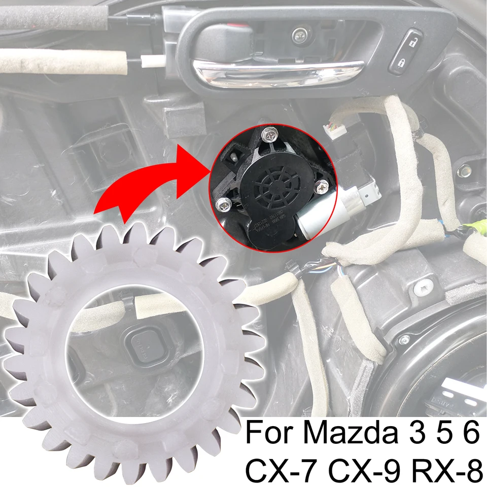 Trvalé predné zadné zadné pravé pravé okno Regulátor Motor pre výstroj pre Mazda 3 Bk 2003-2009 5 II Cr 6 GG GY CX-7 CX-9 RX-8
