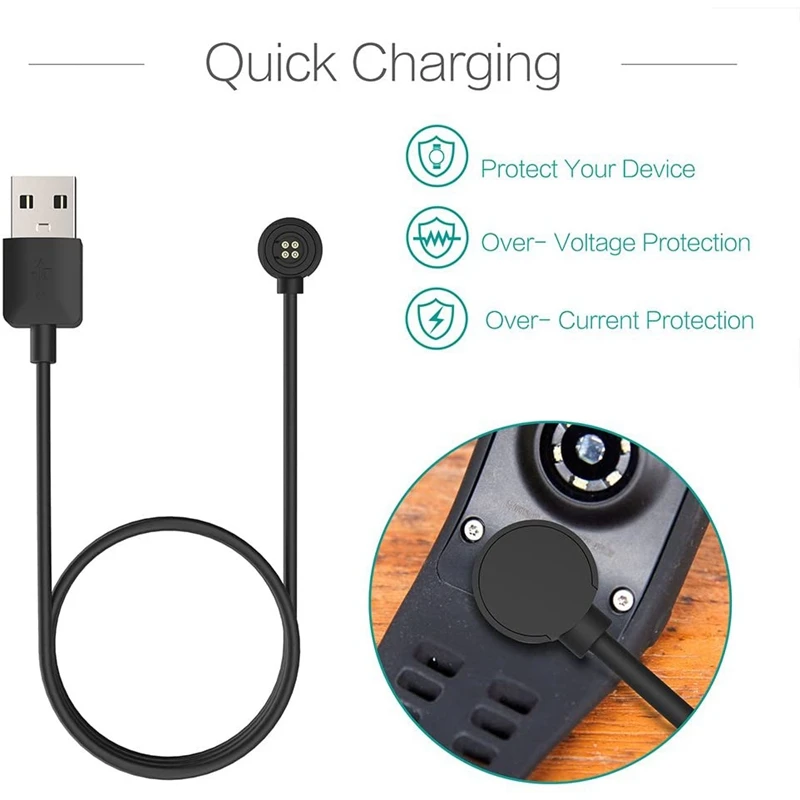 Trvalé vysoko efektívne inteligentné hodinky Magnetický nabíjací kábel USB pre Polar M600 Služba 1 Služba 2 Športové hodinky