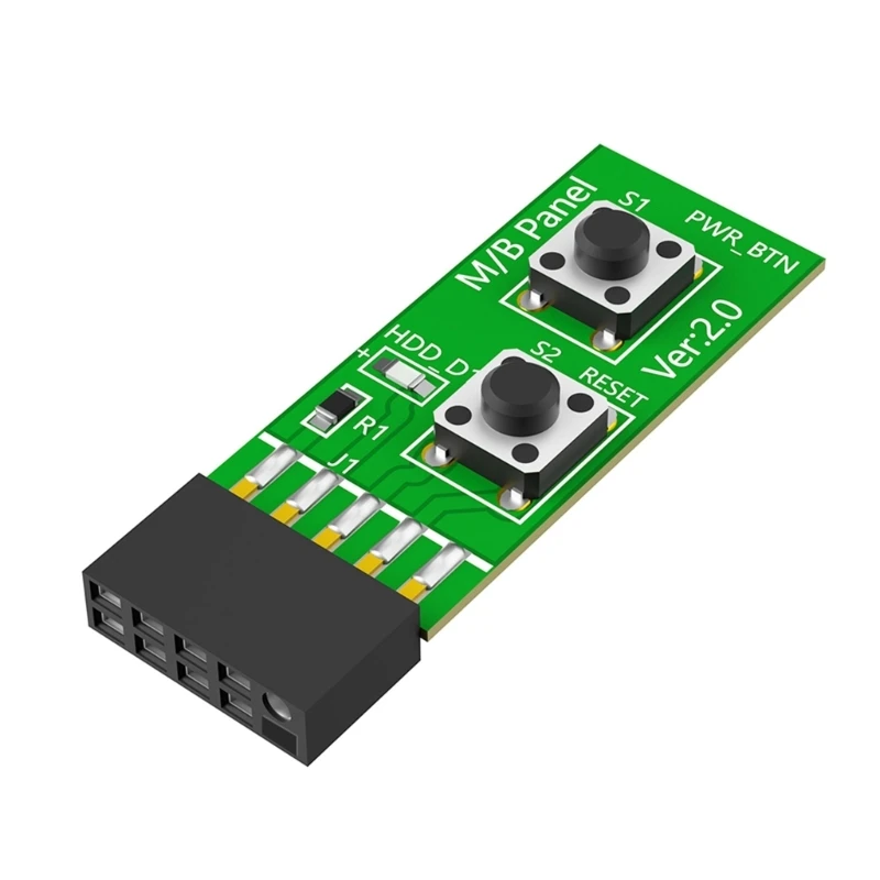 Trvanlivosť Materiály PCB 10pin 10pin spínacia doska RESET RESET BLOTH dosky pre údržbu testovania hlavnej dosky počítača