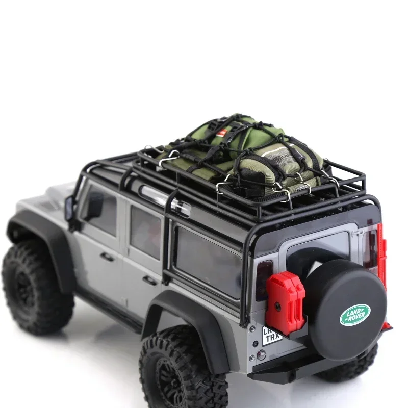 Trx4m lezecké auto simulované batožinové svetlomety cestovné tašky Ozdobenie pre 1/18 RC Crawler Car Trxs SCX24 TRX4-4-M obranca Bronco