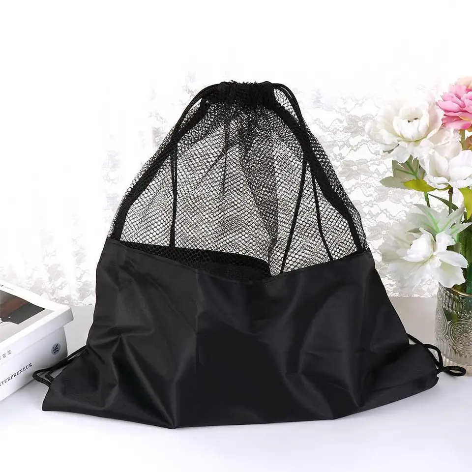 Tréningové doplnky Outdoor Sports Multifunkčné skladovacie tašky Half Mesh Bag Football Storage Bags Basketbal Storage Bag Bag