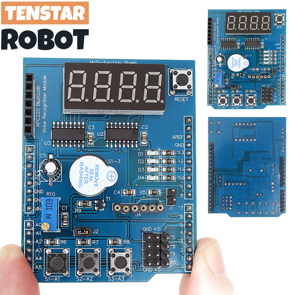 TS1003L Multifunkčná expanzná rada založená na výučbe Uno Lenardo Mega 2560 Shield Multifunkčná zábava DIY