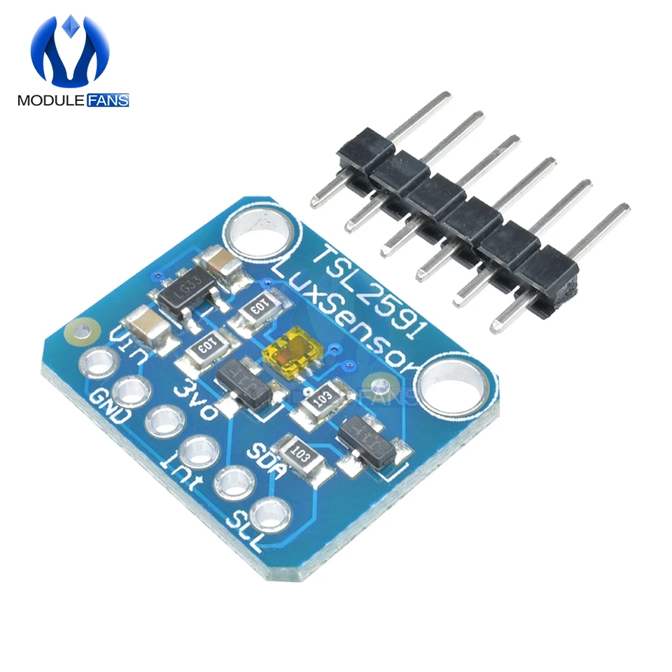 TSL2591 IIC I2C Light Sensor Breakout Modul High Dynamic Range Digitálna doska TSL25911FN 3,3V 5V DIY Elektronický
