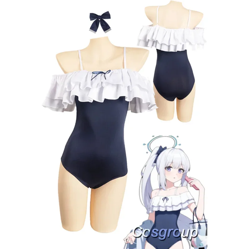 Tsukiyuki Miyako Cosplay Fantasia Kawaii Summer plaviek anime hra Blue Archiv