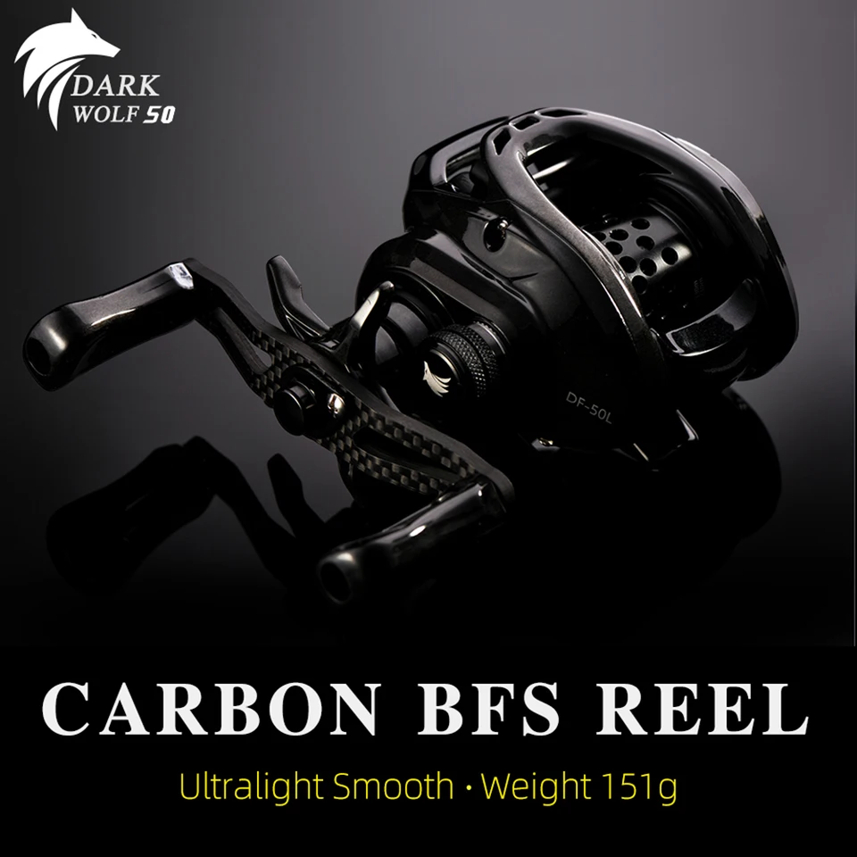 Tsurinoya Darkwolf 50 bfs Finesse Casting Rywing navijak Ultralight 151g plytkej cievky pstruhov