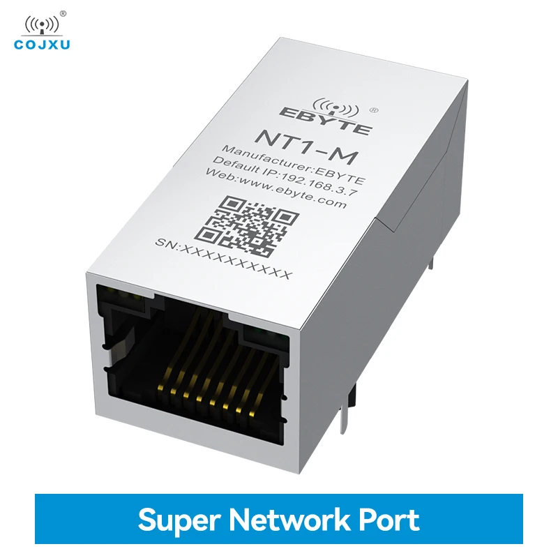 TTL Serial to Ethernet Cojxu NT1-M 10M Serial to Network Port RJ45 ultra malá veľkosť modbus brána TCP do RTU IOT MQTT