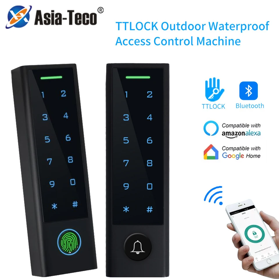 TTLOCK APP Bluetooth Fingerprint Access Ovládanie klávesnice alebo otvárač klávesnice s dvera