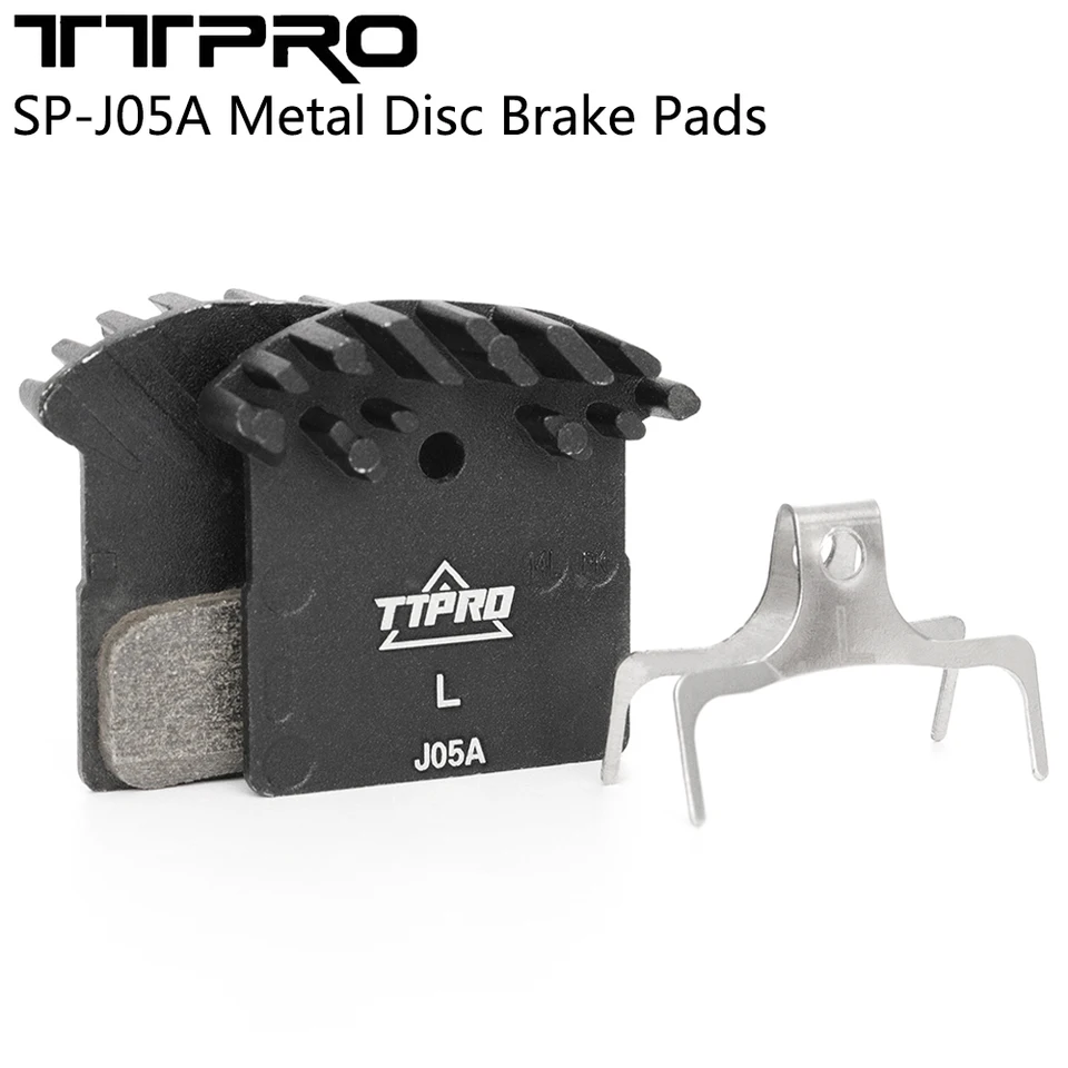 TTPRO SP-J05A Živita diskových brzdových podložiek chladenie plutvy J05A pre Deore SLX XTR XTR M675 M785 M6000 M7000 M8000 MTB BRKOVINY BRZDY