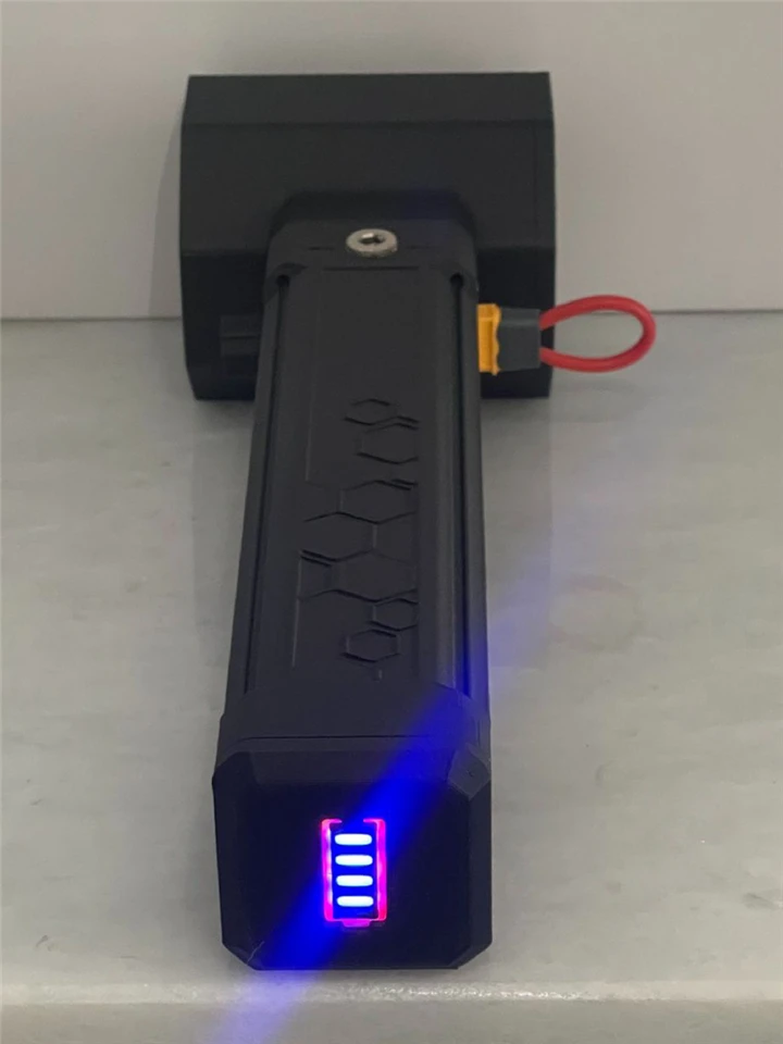 Turbo prúdový ventilátor vreckového ručného dúchadla Vzduch LED osvetlenie Turbo ventilátor 64mm bez kefy Motor