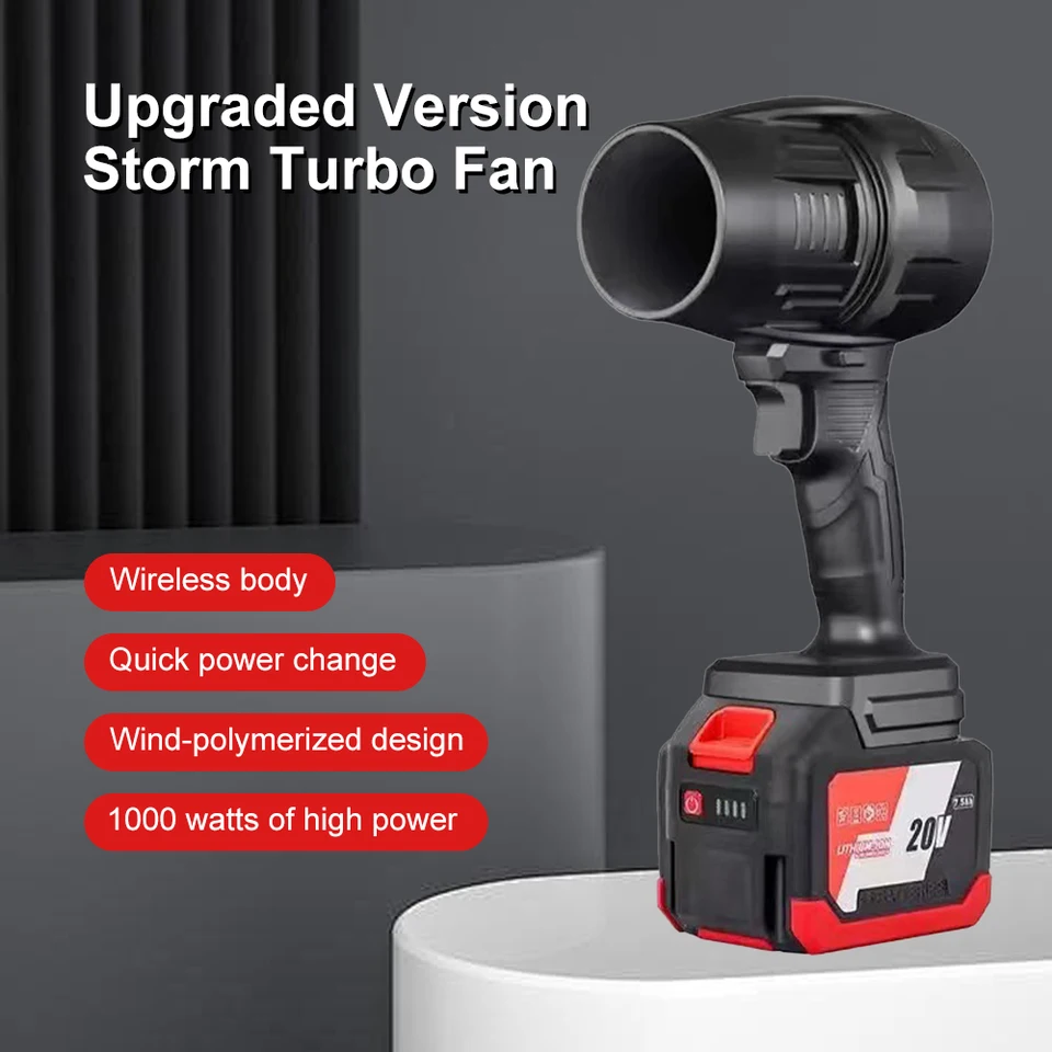 Turbo ventilátor Elektrický dúchadlo Drach fúkanie automobilu umývanie snehu odstraňovania vrecka Násilné turbo ventilátor auto sušič